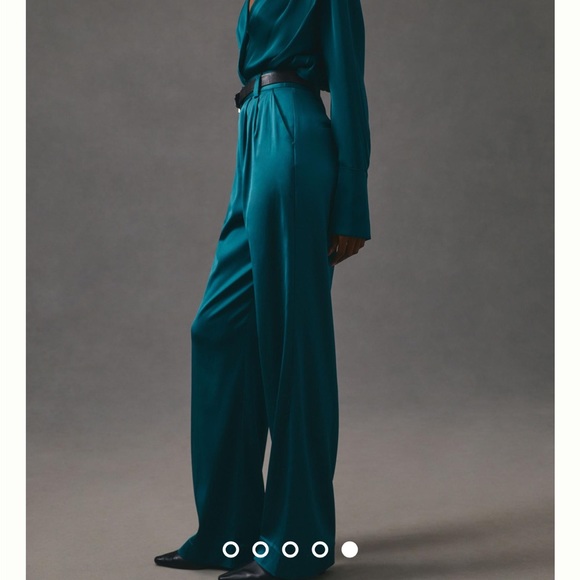 Favorite Daughter Satin Pants Size 12 - Picture 3 of 3